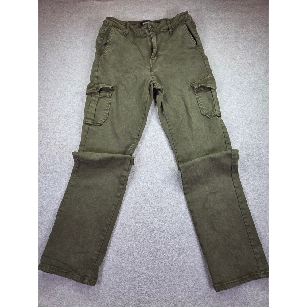 Well Worn Womens Mid Rise Cargo Pants Size 6/28 Olive Green Gorpcore Utility